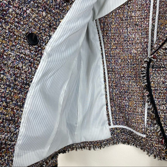 Verónica Beard Frayed cotton-blend tweed blazer - Picture 9 of 10